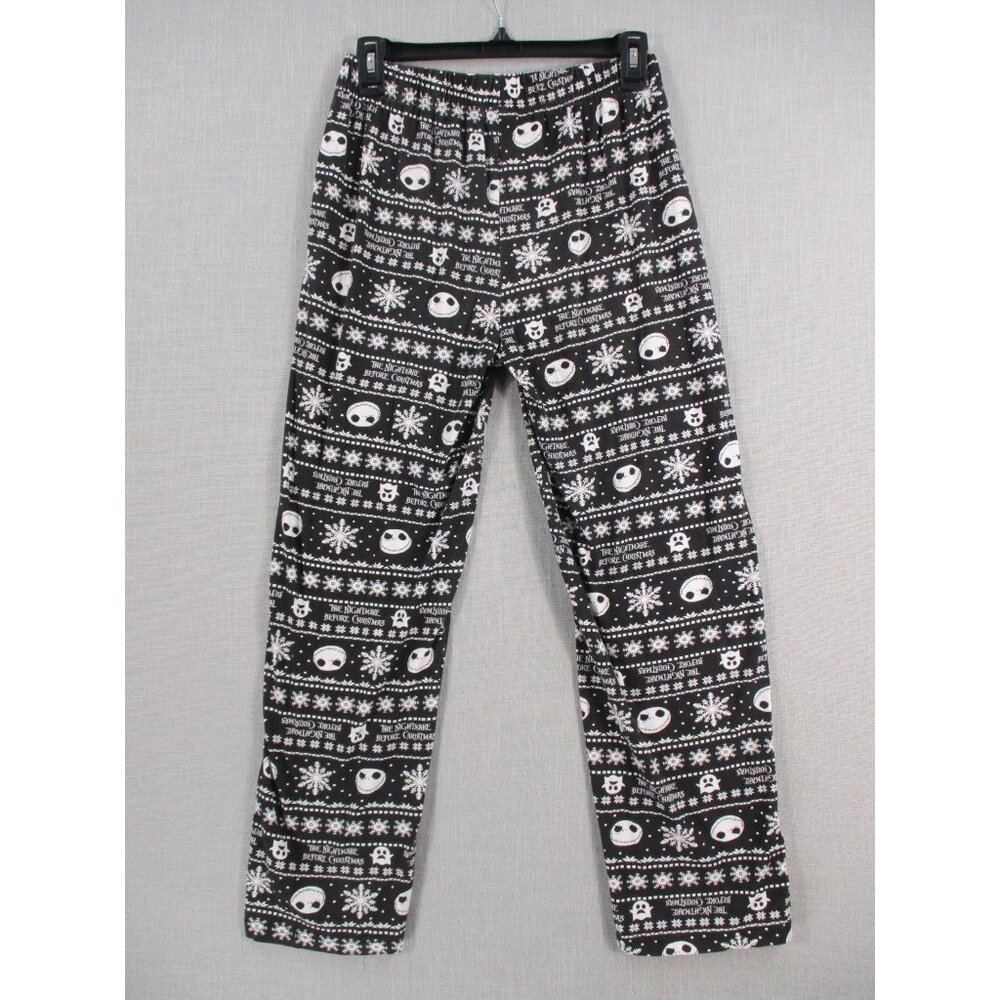 The Nightmare Before Christmas Black & White Snowflake Pajama Pants Size L‎